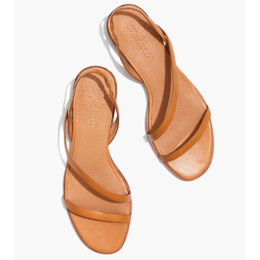 Madewell The Heidi Slingback Sandal in Desert Camel Casual - Women's Size US 9